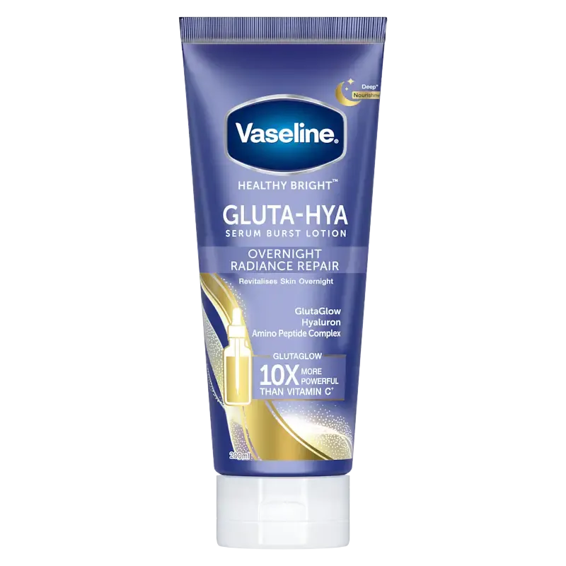 Vaseline Gluta-Hya Serum Burst Lotion Overnight Radiance Repair by Vaseline