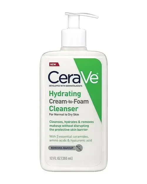 CeraVe Hydrating Cream-To-Foam Cleanser by CeraVe