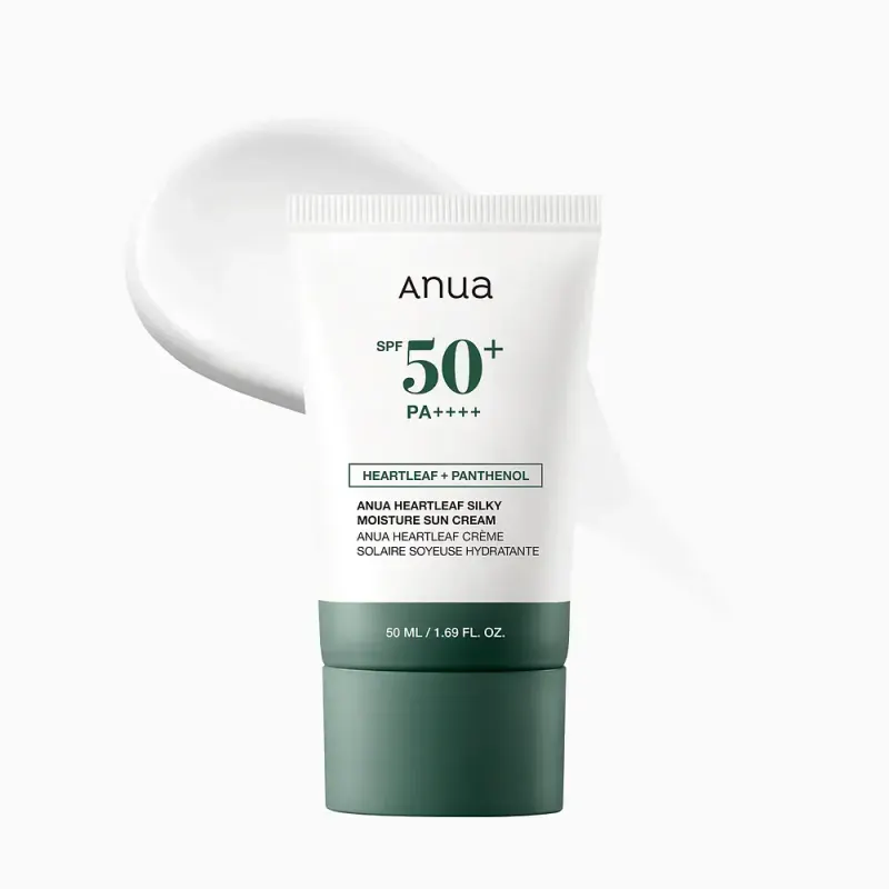 Anua Heartleaf Silky Moisture Sun Cream SPF 50+ by Anua